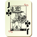 download Guyenne Deck Jack Of Clubs clipart image with 0 hue color