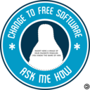 download Change To Free Software Ask Me How clipart image with 0 hue color