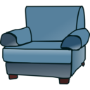 download Armchair clipart image with 0 hue color