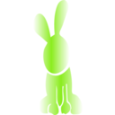 download Rabbit Icon clipart image with 90 hue color