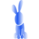 download Rabbit Icon clipart image with 225 hue color