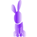 download Rabbit Icon clipart image with 270 hue color