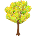 download Tree In Autumn clipart image with 0 hue color