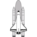 download Space Shuttle clipart image with 90 hue color