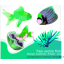 download Free Vector Fish clipart image with 90 hue color