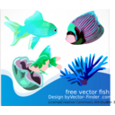 download Free Vector Fish clipart image with 135 hue color