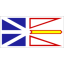 download Flag Of Newfoundland Canada clipart image with 0 hue color
