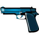 download Gun clipart image with 0 hue color