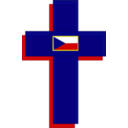 download Cross And Czech Flag clipart image with 0 hue color