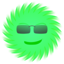 download Mr Sun clipart image with 90 hue color