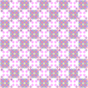 Floral Chess Pattern