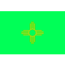 download Flag Of New Mexico Usa clipart image with 90 hue color