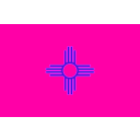 download Flag Of New Mexico Usa clipart image with 270 hue color