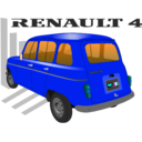 download Renault 4tl clipart image with 180 hue color