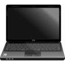 download Pc Laptop Notebook clipart image with 90 hue color