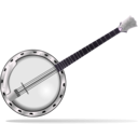 download Banjo clipart image with 270 hue color
