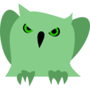 download Disappointed Owl clipart image with 90 hue color