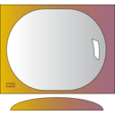 download Computer Screen Icon clipart image with 0 hue color