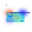 download Valentine Day clipart image with 180 hue color