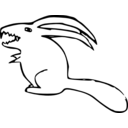 download Hare Of Misdestiny 1 clipart image with 90 hue color