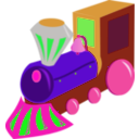 download Tren Train clipart image with 270 hue color