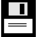 download Floppy Disk Black And White clipart image with 45 hue color
