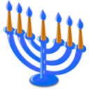 download Hanukkah Icon clipart image with 180 hue color