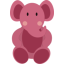 download Baby Elephant clipart image with 135 hue color