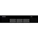download Generic Rackmount Server clipart image with 45 hue color