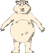 Goofy Naked Fat Guy