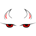 download Devils Eyes clipart image with 0 hue color
