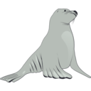 download Sea Lion clipart image with 45 hue color