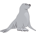 download Sea Lion clipart image with 135 hue color