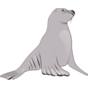 download Sea Lion clipart image with 225 hue color