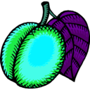 download Nectarine clipart image with 135 hue color