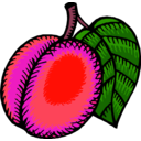 download Nectarine clipart image with 315 hue color