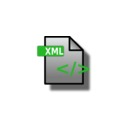 download File Icon Xml clipart image with 180 hue color