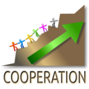 download Cooperation Leads To Success clipart image with 0 hue color