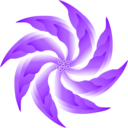download Akflower02 clipart image with 270 hue color