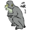 download Japanese Macaque clipart image with 45 hue color