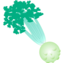 download Celery With Root clipart image with 45 hue color