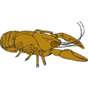 download Crayfish clipart image with 45 hue color