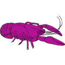 download Crayfish clipart image with 315 hue color