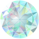 download Diamond clipart image with 0 hue color