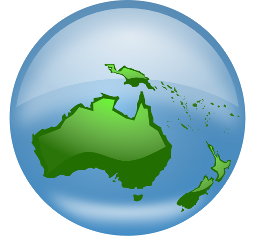 Oceania Globe Clipart i2Clipart Royalty Free Public Domain Clipart