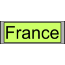 download Digital Display With France Text clipart image with 0 hue color