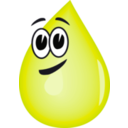 download Water Droplet clipart image with 225 hue color