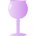 download Simple Wine Glass clipart image with 90 hue color