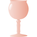 download Simple Wine Glass clipart image with 180 hue color