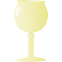 download Simple Wine Glass clipart image with 225 hue color
